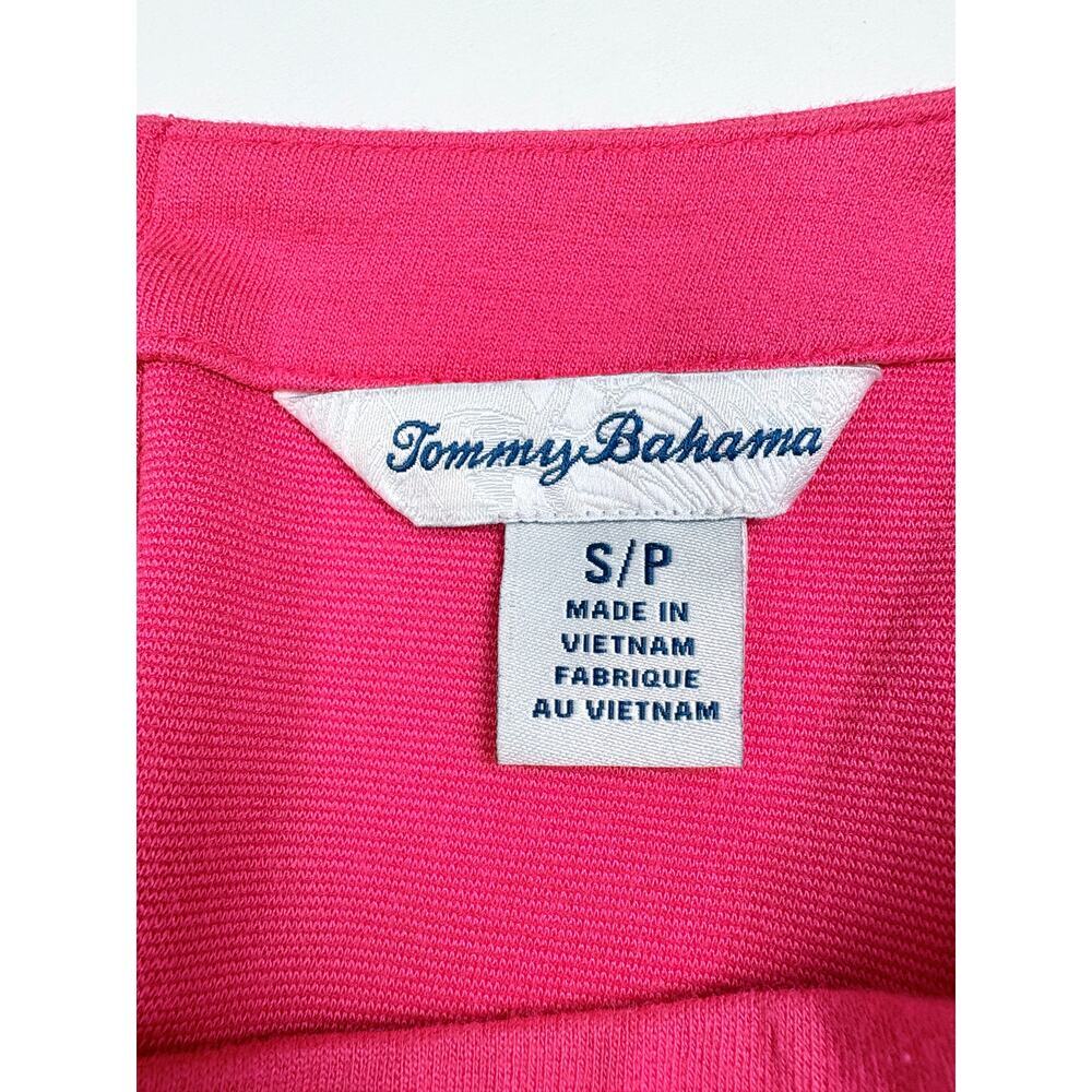 Tommy Bahama Sleeveless Shift Dress Pink Red Coastal Resort Vacation Small New - Picture 4 of 15